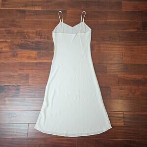 Vintage Wonder Maid Maxi Slip Womens 38 Ivory Non Clingy Style 2199FL